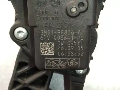 Pezzo di ricambio per auto di seconda mano potenziometro a pedale per ford focus c-max (cap) ambiente (d) riferimenti oem iam 6pv00864110  3m519f836af