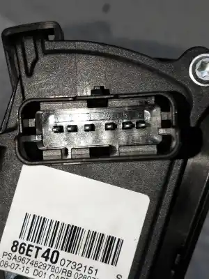 Second-hand car spare part accelerator pedal for citroen c4 picasso exclusive oem iam references 967582980  