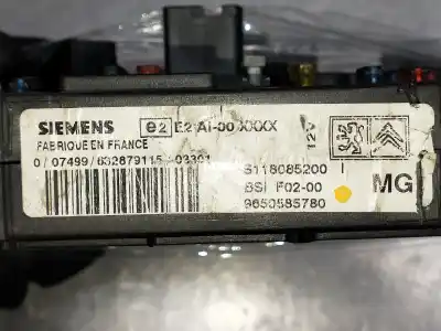 Second-hand car spare part fuse box unit for citroen c3 * oem iam references 9650585780  