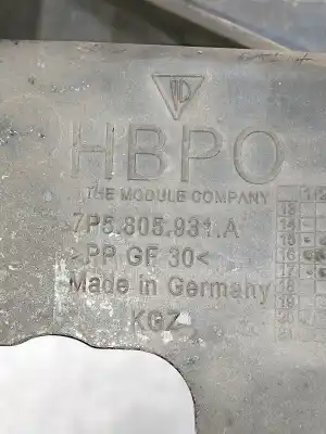 Автозапчастина б/у фронтальна панель для porsche cayenne (typ 92aa) diesel посилання на oem iam 7p5805931a  