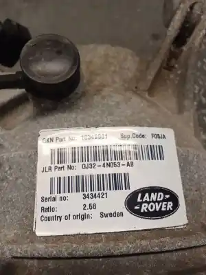 Автозапчастина б/у задній диференціал для land rover range rover evoque (l538) 2.0 d 4x4 посилання на oem iam gj324n053ab  