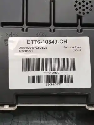 Peça sobressalente para automóvel em segunda mão quadrante por ford transit courier b460 monospace 1.5 tdci referências oem iam et7610849ch  