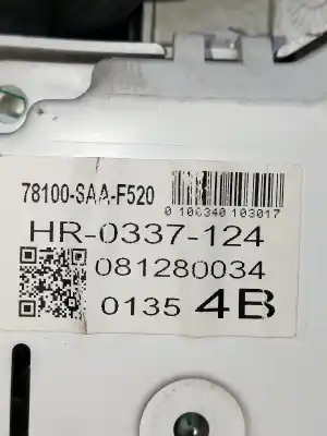 Peça sobressalente para automóvel em segunda mão quadrante por honda jazz (ge) 1.4 elegance referências oem iam 0337124  081280034