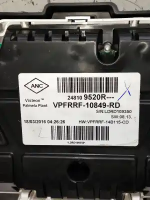 Second-hand car spare part dashboard for renault captur adventure oem iam references 248109520r  