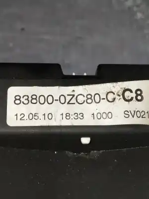 Peça sobressalente para automóvel em segunda mão quadrante por toyota auris active referências oem iam 838000zc80c  