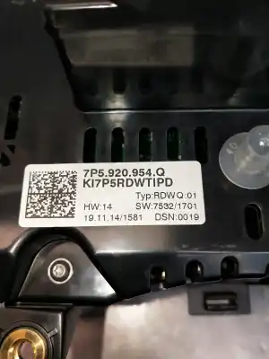 Автозапчастина б/у панель інструментів для porsche cayenne (typ 92aa) diesel посилання на oem iam 7p5920954q  a2c94767300