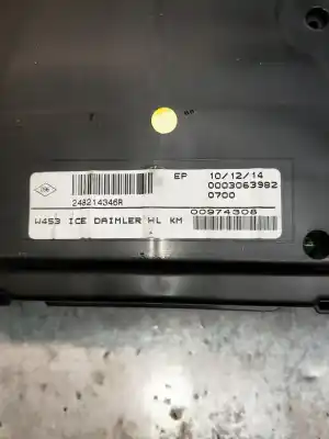 Pezzo di ricambio per auto di seconda mano pannello degli strumenti per smart forfour 0.9 turbo cat riferimenti oem iam 248214346r  000363982