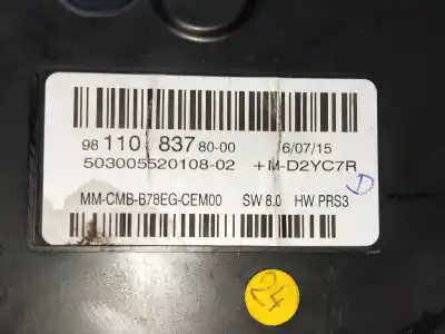 Автозапчастина б/у панель інструментів для citroen c4 picasso exclusive посилання на oem iam 9811083780   Автозапчастина б/у панель інструментів для citroen c4 picasso exclusive посилання на oem iam 9811083780