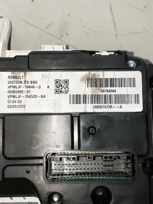 Second-hand car spare part dashboard for dacia spring electric extreme 65 cv / 48 kw oem iam references 248097473r  