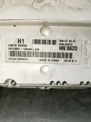Peça sobressalente para automóvel em segunda mão quadrante por nissan note acenta referências oem iam 3vv0a 4800010  248103vv0a