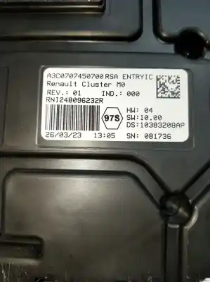 Автозапчастина б/у панель інструментів для renault master iii furgón (fv) 2.3 dci 110 fwd (fv0r, fv0w) посилання на oem iam 248096232r 10383208ap a3c0707450700