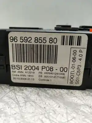 Second-hand car spare part fuse box unit for citroen c4 coupe vtr oem iam references 9659285580  bsi2004p0800