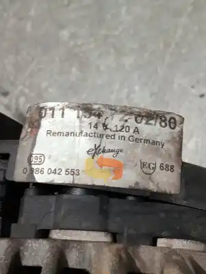 Pezzo di ricambio per auto di seconda mano alternatore per mercedes-benz clase c (w203) sportcoupe * riferimenti oem iam 011154720280  0986042553