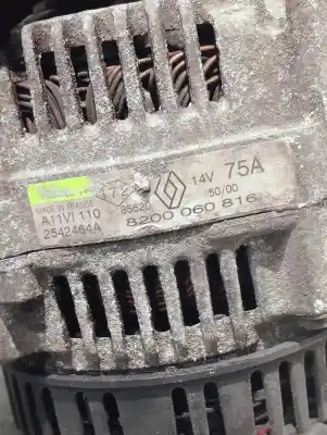 Автозапчастина б/у генератор для renault clio ii fase ii (b/cb0) посилання на oem iam 8200060816 a11vi110 2542464a