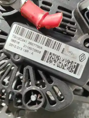 Peça sobressalente para automóvel em segunda mão alternador por renault captur adventure referências oem iam 231001318r tg12c241 2627732a