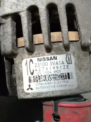 Peça sobressalente para automóvel em segunda mão alternador por nissan note acenta referências oem iam 231003va1a  a2tx1991ze