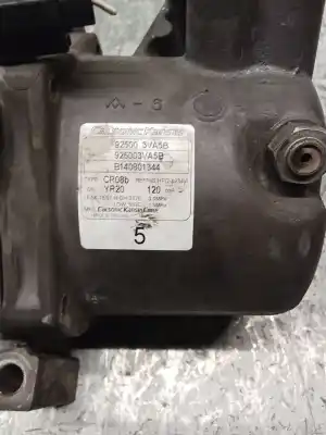 Peça sobressalente para automóvel em segunda mão compressor de ar condicionado a/a a/c por nissan note acenta referências oem iam 926003va5b  b140801344