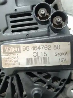 Peça sobressalente para automóvel em segunda mão alternador por citroen c2 (jm_) 1.4 hdi referências oem iam 9646476280  2542704a