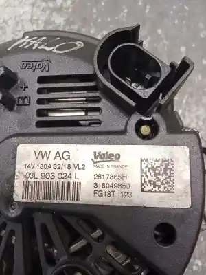Автозапчастина б/у генератор для skoda octavia iii (5e3, nl3, nr3) 2.0 tdi посилання на oem iam 03l903024l  2617865h