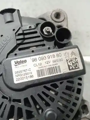 Peça sobressalente para automóvel em segunda mão alternador por citroen c-elysee (dd_) 1.5 bluehdi 100 referências oem iam 9809391880  2625767c