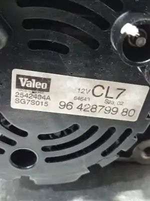 Second-hand car spare part alternator for peugeot partner furgoneta/monovolumen (5_, g_) 1.9 d oem iam references 9642879980  2542484a
