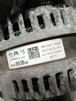 Автозапчасти б/у генератор за peugeot 308 sw ii (lc_, lj_, lr_, lx_, l4_) 1.5 bluehdi 130 ссылки oem iam 9820893880  ms1042119580