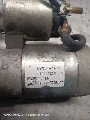 Second-hand car spare part starter motor for opel astra j lim. enjoy oem iam references 8980147432  s114925b
