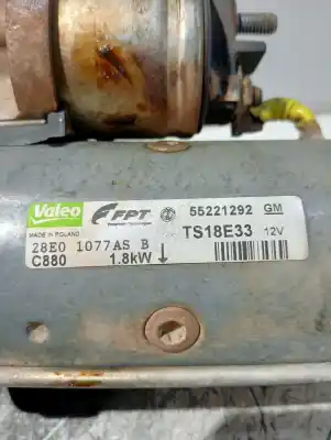 Second-hand car spare part starter motor for opel corsa d cosmo oem iam references 55221292  ts18e33