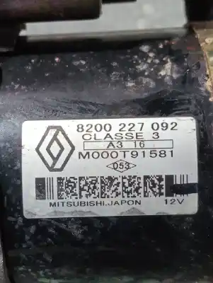 Автозапчастина б/у двигун запускається для renault clio ii fase ii (b/cb0) clio посилання на oem iam 8200227092  m000t91581