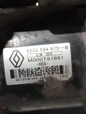 Peça sobressalente para automóvel em segunda mão motor de arranque por renault kangoo * referências oem iam 8200584675b  m000t87881
