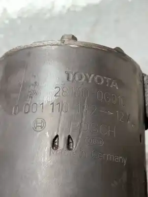 Peça sobressalente para automóvel em segunda mão motor de arranque por toyota corolla (e12) 2.0 d-4d referências oem iam 2810000010  0001110132