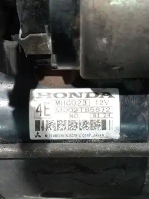 Second-hand car spare part starter motor for honda accord vii (cl, cn) 2.2 i-ctdi (cn1) oem iam references mhg023  m002t85672