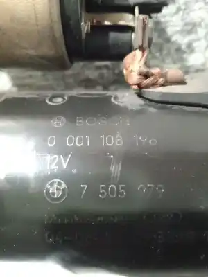 Second-hand car spare part starter motor for bmw 3 compact (e46) 316 ti oem iam references 7505979  0001108196