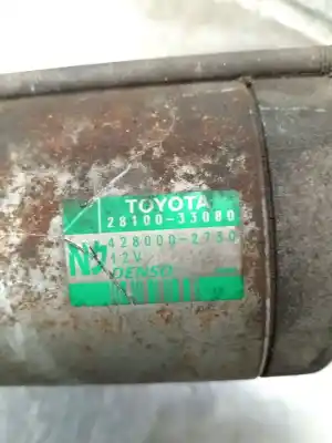Peça sobressalente para automóvel em segunda mão motor de arranque por toyota auris (_e15_) 1.4 d-4d (nde150_) referências oem iam 2810033080  4280002730