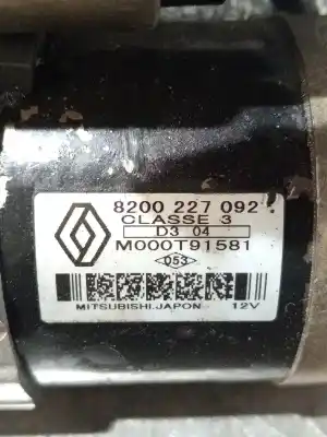 Автозапчастина б/у двигун запускається для renault megane ii sedán (lm0/1_) 1.5 dci (lm0f, lm0t, lm2b) посилання на oem iam 8200227092  m000t91581
