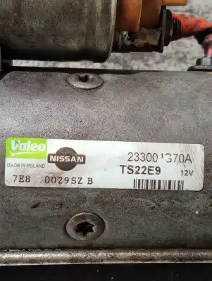 Second-hand car spare part starter motor for nissan qashqai / qashqai +2 i (j10, nj10, jj10e) 2.0 dci oem iam references 23300ig70a  ts22e9 Second-hand car spare part starter motor for nissan qashqai / qashqai +2 i (j10, nj10, jj10e) 2.0 dci oem iam references 23300ig70a  ts22e9