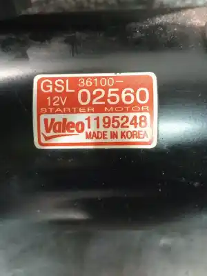 Second-hand car spare part starter motor for kia picanto 1.0 concept oem iam references 3610002560  1195248