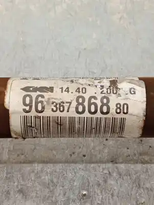 Peça sobressalente para automóvel em segunda mão transmissão dianteira direita por citroen c4 coupe collection referências oem iam 9636786880  