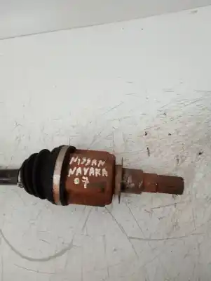 Автозапчастина б/у передня ліва трансмісія для nissan navara pick-up (d40m) 2.5 dci diesel cat посилання на oem iam   