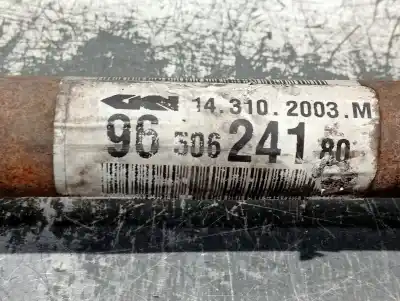 Second-hand car spare part front right transmission for citroen c3 * oem iam references 9650624180  