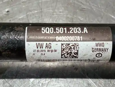 Second-hand car spare part rear left transmission for seat leon (5f1) reference oem iam references 5q0501203a  