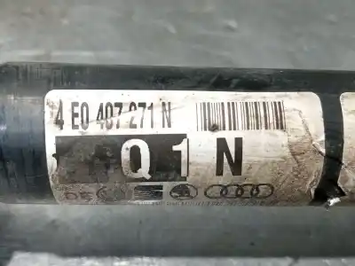 Second-hand car spare part front left transmission for audi a8 (4e2) 4.2 quattro oem iam references 4e0407271n  