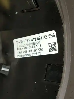 Автозапчасти б/у руль за porsche cayenne (92a) 4.8 s ссылки oem iam 7pp419091ae  