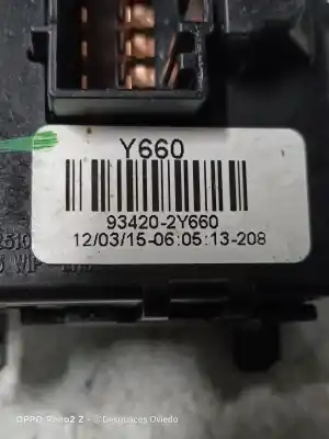 Peça sobressalente para automóvel em segunda mão comutador de limpa vidros por kia cee´d (jd) 1.6 crdi 128 referências oem iam 934202y660  y660