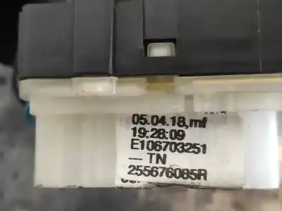 Peça sobressalente para automóvel em segunda mão comutador de limpa vidros por renault captur life referências oem iam 255676085r  