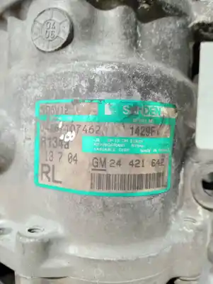 Peça sobressalente para automóvel em segunda mão compressor de ar condicionado a/a a/c por opel combo corsa c referências oem iam 24421642  1429f