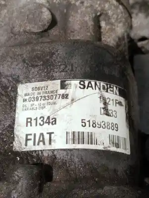 Peça sobressalente para automóvel em segunda mão compressor de ar condicionado a/a a/c por opel combo d-y17ct referências oem iam 51893889  