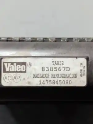 Peça sobressalente para automóvel em segunda mão radiador de água por peugeot 806 * referências oem iam 838567d  1475845080
