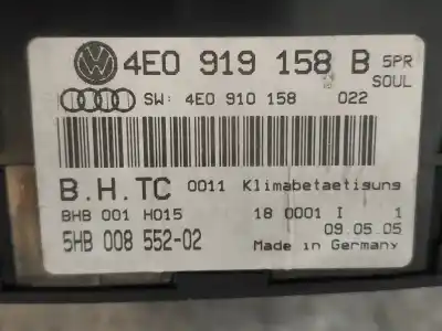 Автозапчастина б/у многофункційне управління для audi a8 (4e2) 4.2 quattro посилання на oem iam 4e0919158b  5hb00855202