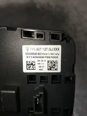 Автозапчастина б/у многофункційне управління для porsche cayenne (typ 92aa) diesel посилання на oem iam 7p5927127gj 03399690100 7p5927521ag